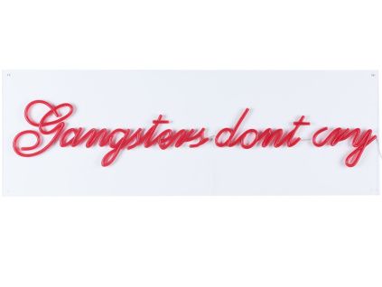 Růžová světelná dekorace Bold Monkey Gangster