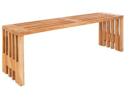 Teaková zahradní lavice Benta 140 cm