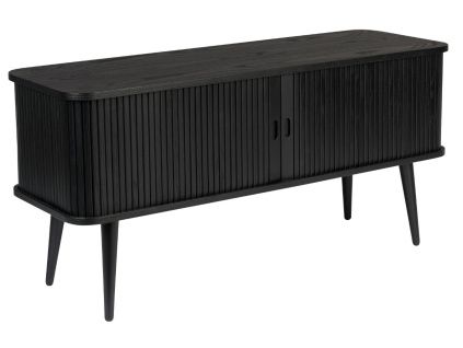 Černá dubová komoda ZUIVER BARBIER 120 x 40 cm