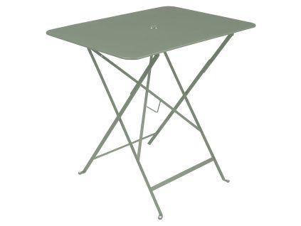 Kaktusově zelený kovový skládací stůl Fermob Bistro 57 x 77 cm