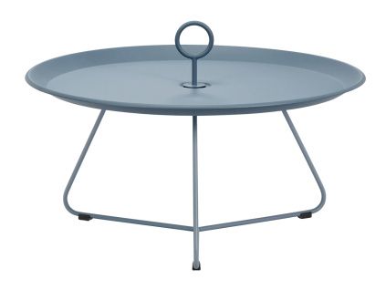 Tmavě modrý kovový konferenční stolek HOUE Eyelet 70 cm
