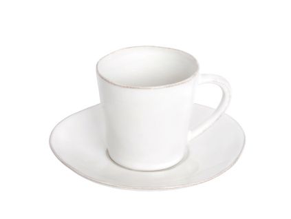 Bílý šálek s podšálkem COSTA NOVA NOVA 0,19 l