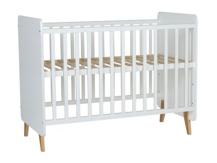Bílá dětská postýlka Quax Loft 60 x 120 cm