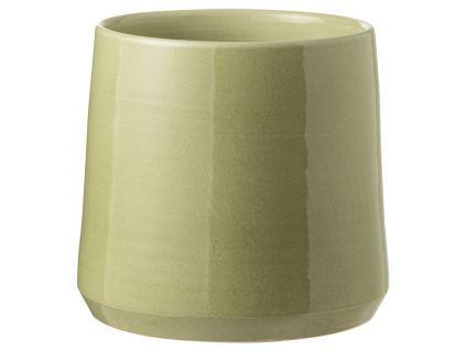 Zelený keramický květináč J-line Valen 26 cm