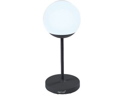Antracitová venkovní LED lampa Fermob MOOON! 63 cm