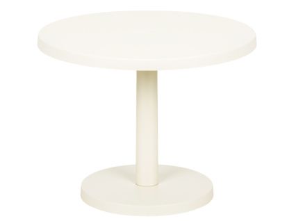 Béžový kovový odkládací stolek Odo 52 cm