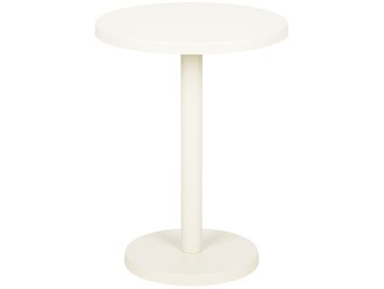 Bílý kovový odkládací stolek Odo 44 cm