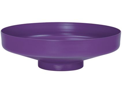 Fialová kovová miska Vilu 26 cm