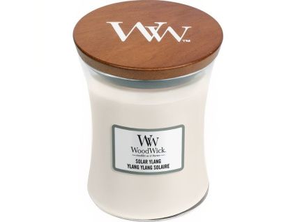 Střední vonná svíčka Woodwick, Solar Ylang