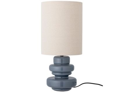 Skleněná stolní lampa Fabiola