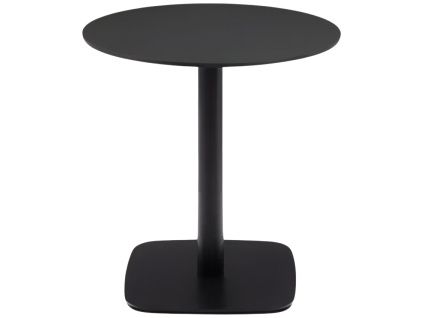 Černý bistro stolek Kave Home Dina 68 cm