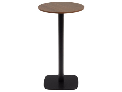 Ořechový barový stůl Kave Home Dina 60 cm