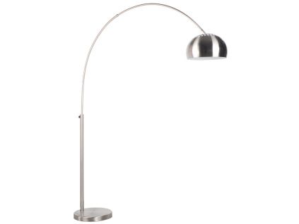 Stříbrná stojací lampa WLL BOW 190 - 205 cm