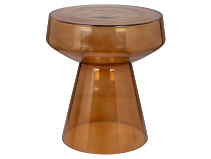 Skleněný odkládací stolek Bowen 39 cm
