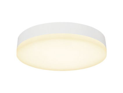 Opálově bílé plastové stropní světlo Halo Design Straight 28 cm