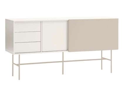 Béžová lakovaná komoda Teulat Nube 180 x 45 cm