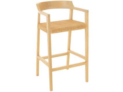 Teaková barová židle J-line Talya 78 cm
