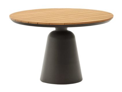 Teakový zahradní stůl Kave Home Tudons 120 cm