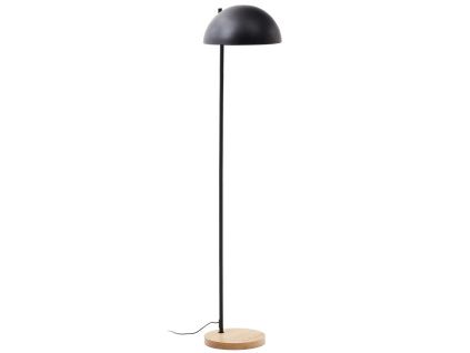 Černá kovová stojací lampa Kave Home Catlar 150 cm