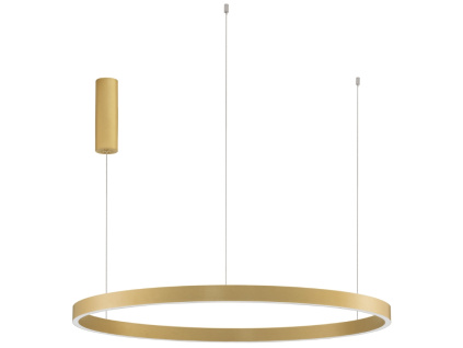 Zlaté závěsné LED světlo Nova Luce Elowen 98 cm