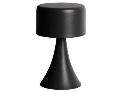 Černá kovová stolní LED lampa Reno