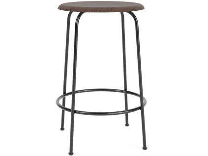 Hnědá dubová barová židle AUDO AFTEROOM 65 cm
