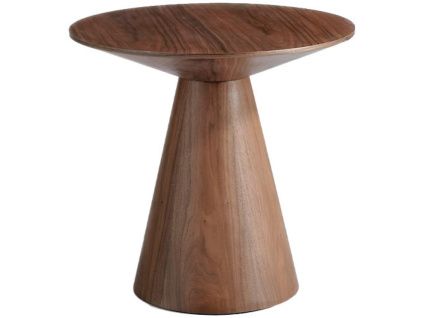 Ořechový odkládací stolek Angel Cerdá No. 2043, 60 cm