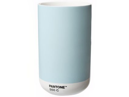 Světle modrá keramická váza Pantone Light Blue 550 14 cm