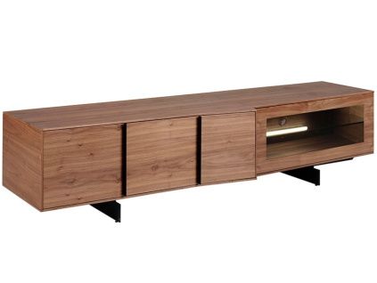 Ořechový TV stolek Angel Cerdá No. 3219, 200 x 55 cm