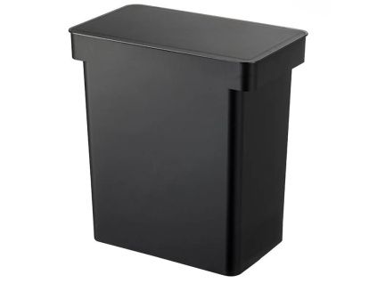 Černý plastový zásobník krmiva Yamazaki Tower 25 l