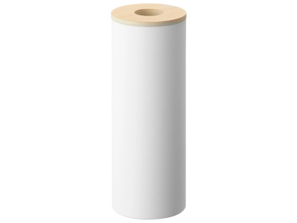 Bílý kovový box na ubrousky Yamazaki Rin 9,2 cm