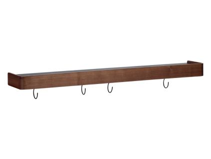 Ořechový nástěnný věšák DAN-FORM Protopia 120 x 21 cm