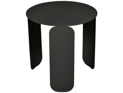 Černý kovový zahradní odkládací stolek Fermob Bebop 45 cm