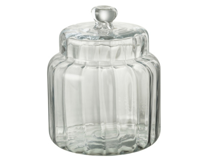 Skleněná dóza J-line Eliano 3,3 l
