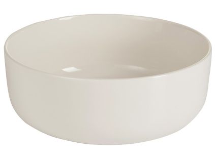 Bílá keramická miska J-line Reflie 20 cm