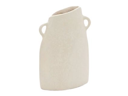 Bílá váza Kave Home Neti 27 cm