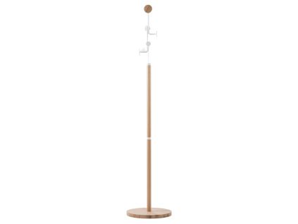 Bílý dubový věšák Hook 170 cm