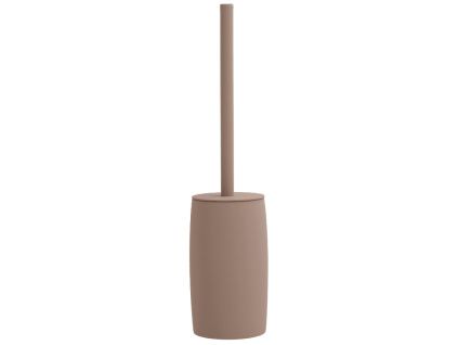 Hnědá kameninová WC štětka Mono