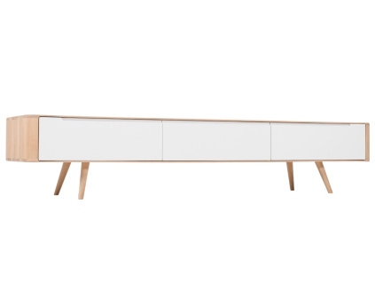 Dubový TV stolek Ena 225 x 42 cm