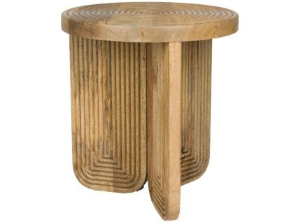 Dřevěný odkládací stolek WLL MAEZE 40 cm