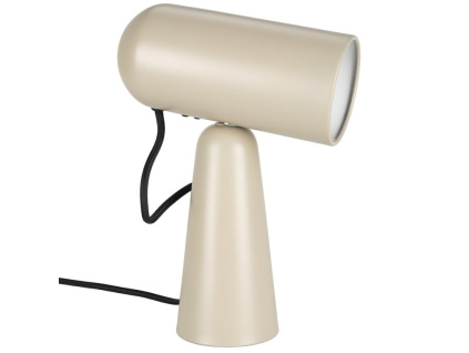 Béžová kovová stolní lampa WLL VESPER