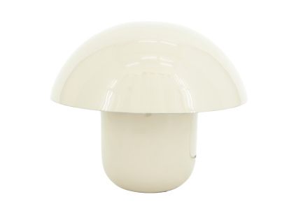 Béžová kovová stolní lampa Toad