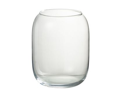 Skleněná váza J-line Mikko 22 cm