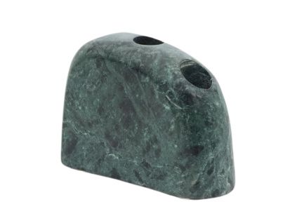 Zelený mramorový svícen Kave Home Signe 15 cm