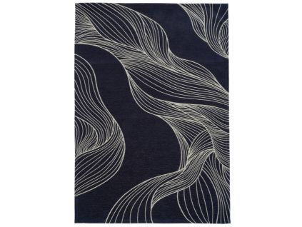 Modrý koberec Neptun 200 x 300 cm