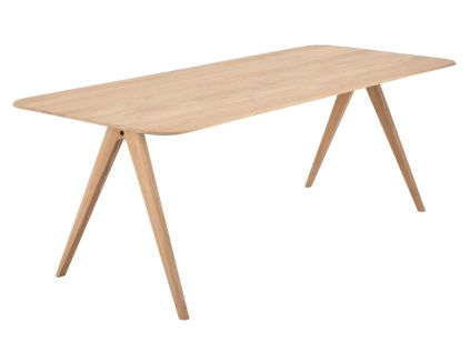 Dubový jídelní stůl Ava 160 x 90 cm