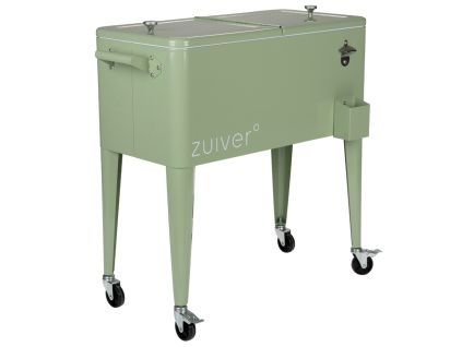 Zelený kovový chladící box ZUIVER BE COOL 78 x 39 cm