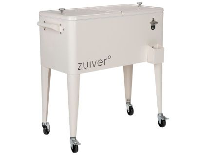 Krémově bílý kovový chladící box ZUIVER BE COOL 78 x 39 cm