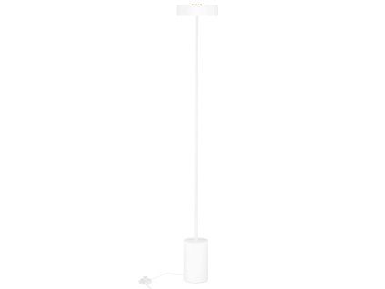Bílá kovová stojací LED lampa Nova Luce Thea 135 cm
