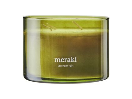 Sójová vonná svíčka Meraki Lavender Rain 340 g